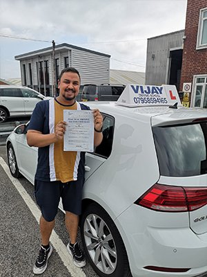 Vijay Driving School successful learner